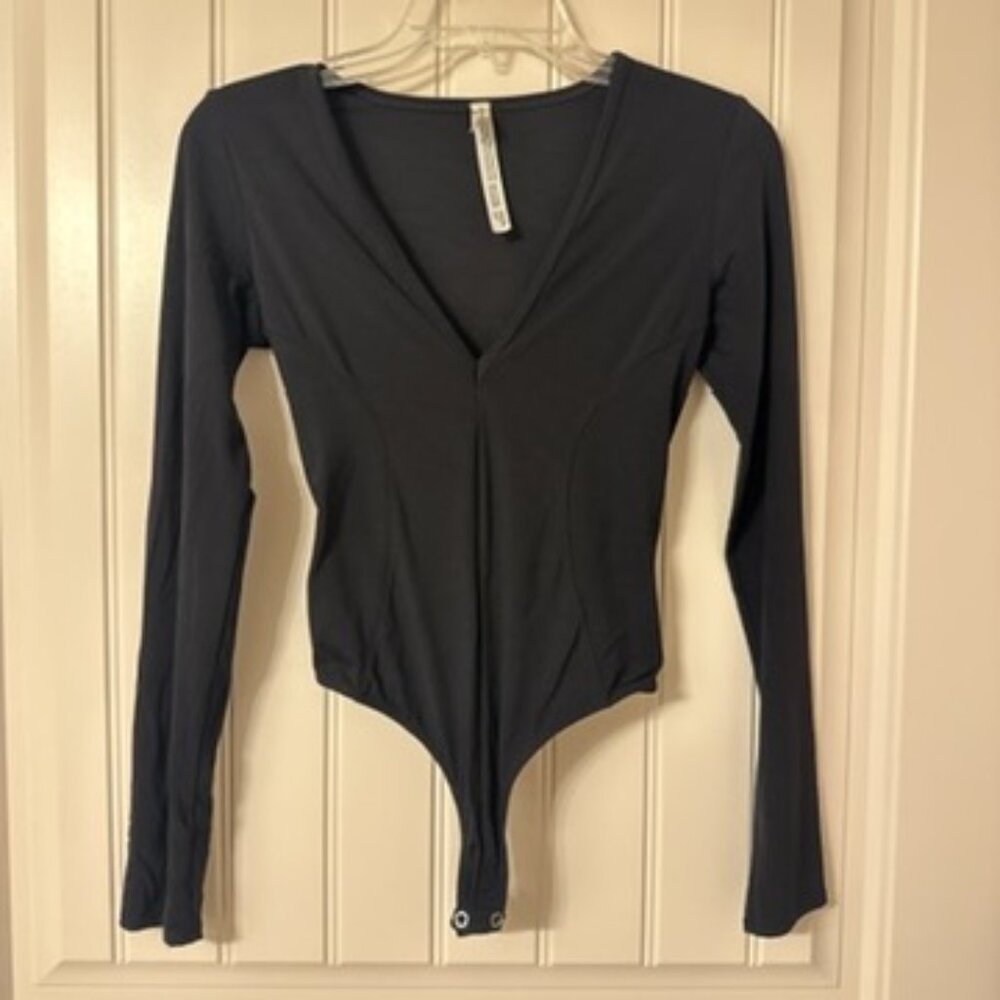 Free People Women's Black Bodysuit